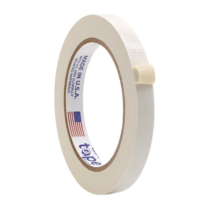 WOD DTC10 Advanced Strength Industrial Grade White Duct Tape, 1/2 inch x 60 ft. Waterproof, UV Resistant For Crafts & Home Improvement