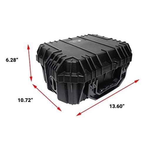 Case Club Case fits Desert Eagle in Pre-Cut Waterproof Pistol Case with Storage for 4 Extra Magazines & 1 Extra Barrel