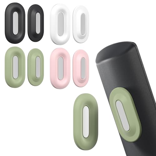 Nearockle 4 Pack Magnetic Remote Control Holder Wall Mount, 2025 Upgraded Smaller & Stronger Magnetic Silicone Remote Control Organizer TV Remote Charger Holder Caddy Back of TV (Multi) - color: Multi, size: 4 Pack