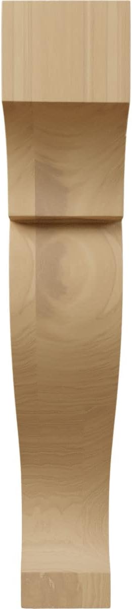 Ekena Millwork CORW03X08X14RKCH Large Rockport Wood Corbels, 2 1/2"W x 8"D x 14"H, Cherry