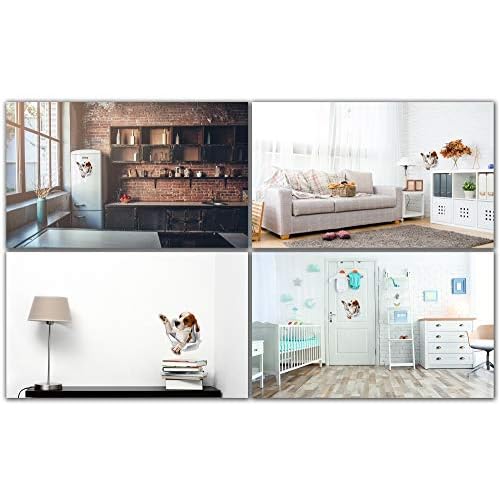 Winston & Bear 3D Reaching Beagle Decals - Dog Stickers for Wall, Car, Fridge, Toilet and More - Retail Packaged - 2 Pack