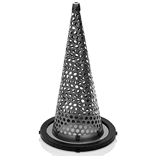 Gloxco 2" Funnel Suction Strainer, Witch Hat, Stainless Steel (STR-F200)