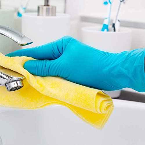 Jointown Basic Medical Blue Nitrile Exam Gloves - Latex-Free & Powder-Free - NGPF7001(Case of 1,000), Small