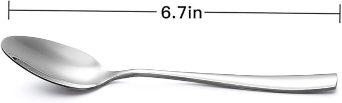 Eslite 24-Piece Stainless Steel Teaspoon,6.7-Inches