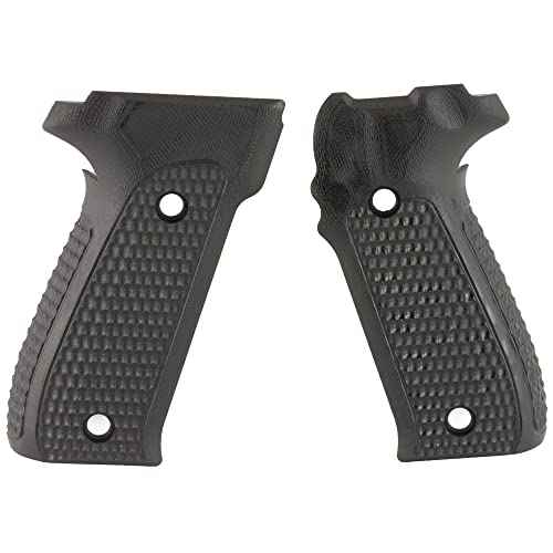 Hogue Piranha Scale G10 Grip for SIG SAUER P226 & P226 MK25, Solid Black - 26139