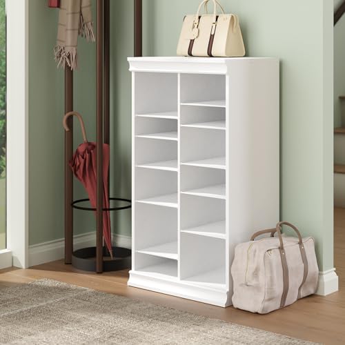 ClosetMaid Modular Adjustable Divided Storage Shelving Unit Organizer, 15.94-Inch D x 40.3-Inch H x 21.38-Inch W, White - color: White