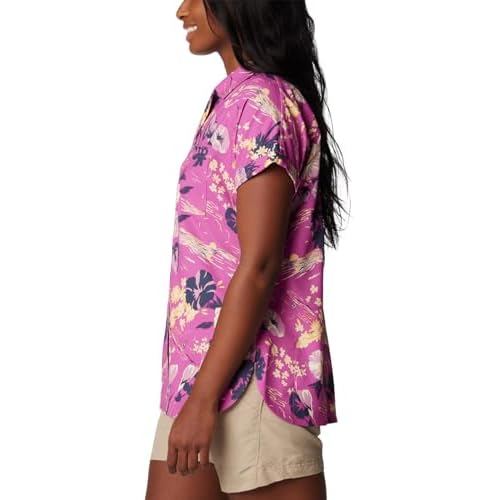Columbia Womens Sun Drifter¢â Woven Ss