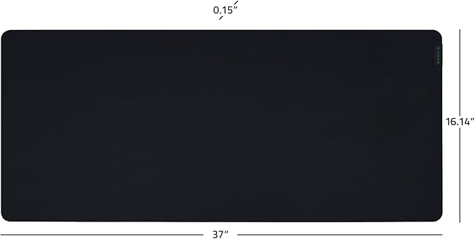 Razer Gigantus V2 Cloth Gaming Mouse Pad (XXL): Thick, High-Density Foam - Non-Slip Base - Classic Black
