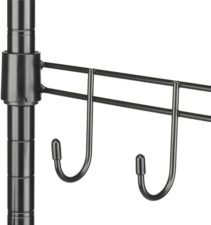 Whitmor Supreme Over The Fridge Shelf 2-Tier Metal Mini Fridge Stand with Storage，Metal Shelving Rack Mini Fridge and Microwave Stand for College Rooms Kitchen, Office