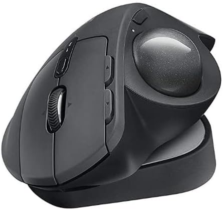 Logitech MX Ergo Plus Advanced Wireless Trackball for PC and MAC with Extra 10° Wedge