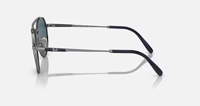 Ray-Ban Unisex Rb8265 Jack II Titanium Round Sunglasses