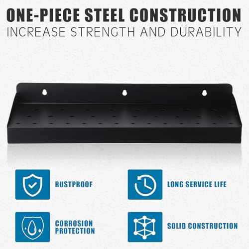Screwdriver Organizer Metal Hammer Holder Plier Wall Mount Tool Organizer, Tool Storage Rack for Workshop, Home (Screwdriver)