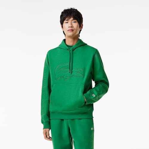 Lacoste Men's Puffed Croc Hooded Sweatshirt