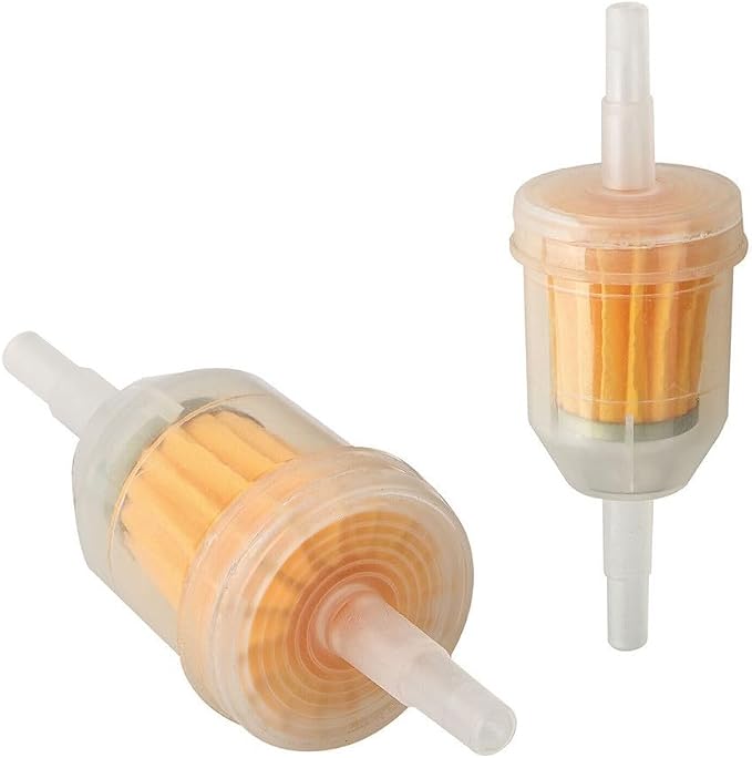Inline Plastic Fuel Filters Set 10 Pieces
