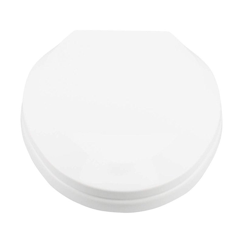 Renovators Supply Manufacturing White Plastic Soft Close Toilet Seat Elongated Slow Close Toilet Seat With Adjustable Mounting Hardware