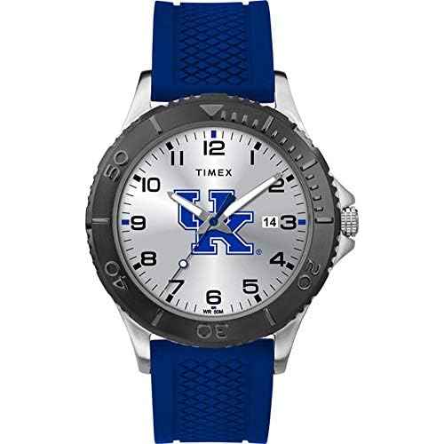 Timex Tribute Men's Collegiate Gamer 42mm Watch ? Kentucky Wildcats with Royal Blue Silicone Strap