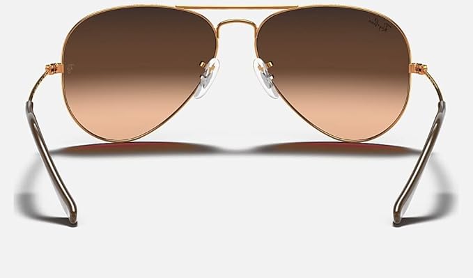 Ray-Ban RB3025 Metal Aviator Sunglasses For Men For Women +BUNDLE with ACCESSORY EYEWEAR KIT