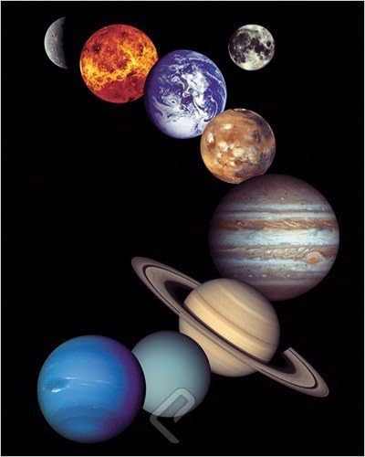 NASA Solar System Print Poster (16 x 20)