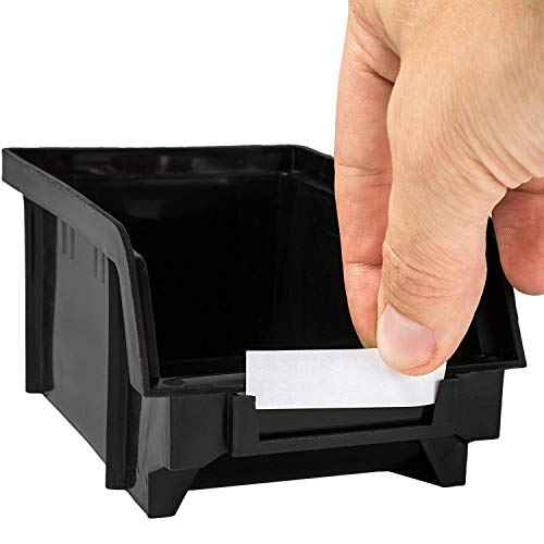 Wall Mounted Storage Bins, 30 Wall Mount Tool Organizer Bins Plastic Parts Rack Container, Easy Access Compartments For Tools, Hardware, Crafts, Office Supplies And More, Blackred