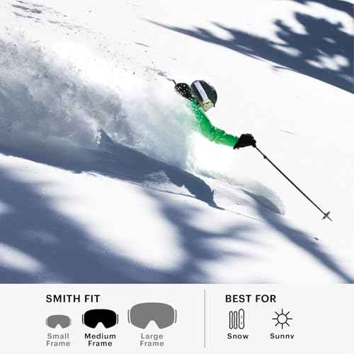 SMITH Daredevil Youth Goggles with Carbonic-x Lens ? Performance Snowsports Kids Goggles for Skiing & Snowboarding ? White + Ignitor Mirror Lens