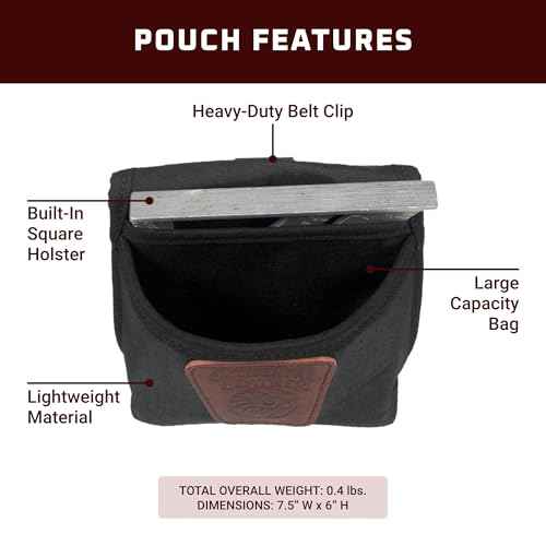 Occidental Leather Clip-On Pouch - Large - Made in USA