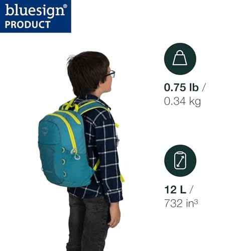 Osprey HydraJet 12L Kids' Hiking Backpack with Hydraulics Reservoir, Euphoria Purple
