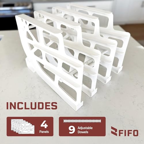 FIFO Can Tracker 2-Pack - 2-Tier Rotating Food Can Organizer for Pantry, Expandable Soda Can Storage for Kitchen, Holds 30 Cans of Food or Soda - size: 2 Pack, style: 30 can