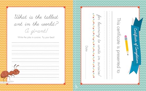 The Complete Cursive Handwriting Workbook for Kids: Laugh, Learn, and Practice the Alphabet with Silly Jokes