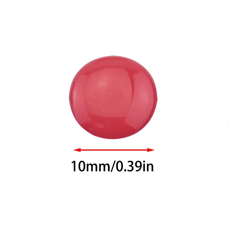 Ruiwaer 20pcs Hot and Cold Water Stickers 10pcs Red, 10pcs Blue Crystal Drip Label Bathroom Kitchen Faucet Transfer Stickers