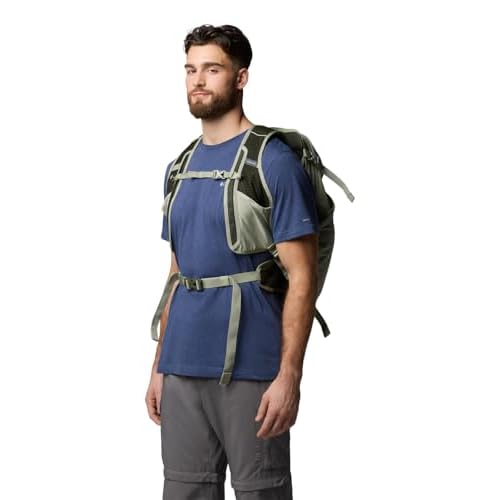 Columbia Unisex Blackcomb Ridge 30L Backpack, Safari/Greenscape, L/XL