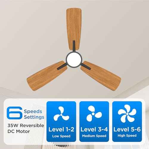 Ceiling Fans with Lights,42 inch,Quiet Reversible Motor,Easy to Install,6 Speeds,3CCT,Timer, Black Modern Ceiling Fan for Living Room, Bedroom, Kitchen, Dining room, Office