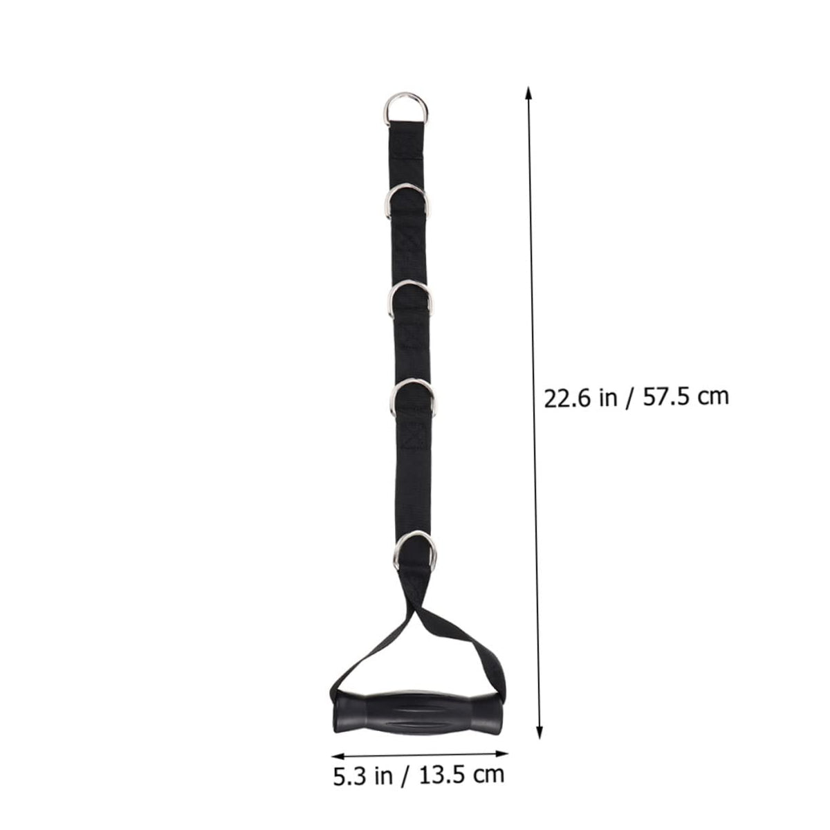 Kisangel 2pcs Heavy Duty Fitness Resistance Bands Exercise Pull Handles Black Tension Tape for Strength Equipment and Bicep Workouts