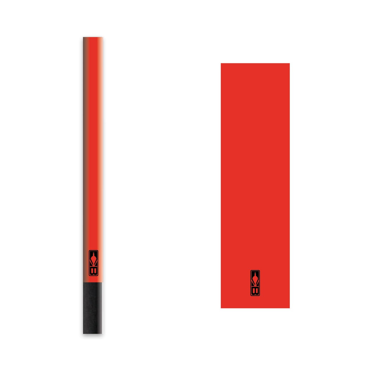 Bohning 4" Solid Arrow Wraps, Small, Neon Red
