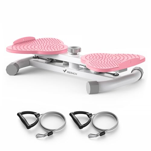MERACH Waist Twister Machine Exercise, Ab Twist Board with 300 lbs Weight Capacity, Abs Workout for Slim Waist and Core Ab Exercise, Noiseless Home Gym Equipment for Women Men