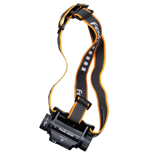 Fenix HM70R Headlamp, 1600 Lumen USB-C Rechargeable with White, High CRI and Red Beams and Lumentac Organizer