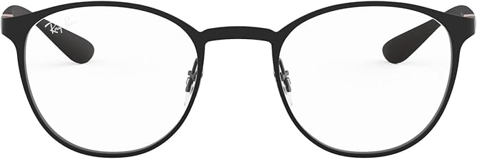 Ray-Ban Unisex Rx6355 Round Prescription Eyeglass Frames