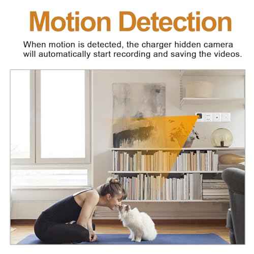 2025 New Hidden Camera Detector with Charger, 1080P Security Portable Camera, Mini Nanny Cam with Loop Working for Indoor/Ourdoor Surveillance, No Audio, No WiFi, up to 64GB SD Card (Not Included)