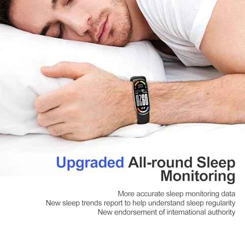 XIAOMI Mi Smart Band 10 (2025) - 1.72" AMOLED Display | 21 Days Battery Life | Touchscreen, Multi-Sport Tracker, Activity Tracker, Heart Rate Monitor | BT5.4 - Midnight Black