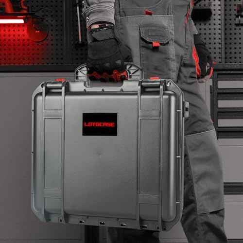 Case for Milwaukee Oscillating Multi Tool - Power Tools Box for Milwaukee M18 M12 2836-20/2626-20/2526-20/2426-20, Waterproof Hard Tool Box for Milwaulkee Fuel Multi-tool/Battery/Charger (Case Only£©