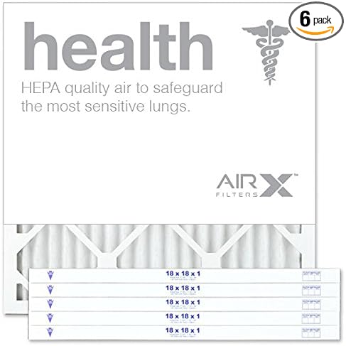 AIRX WICKED CLEAN AIR. 18x18x1 Air Filter MERV 13 Pleated HVAC AC Furnace Air
