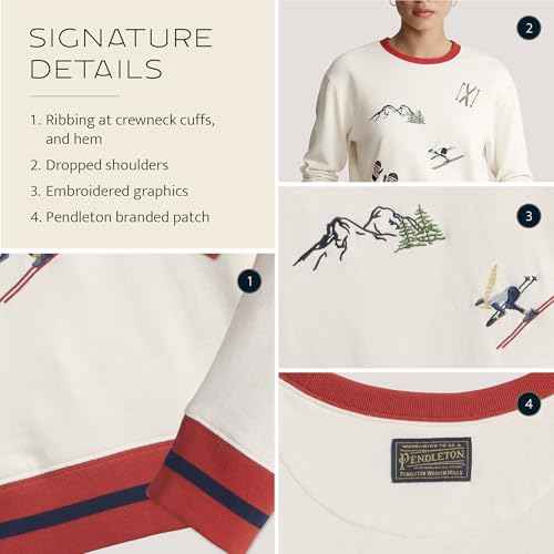 PENDLETON Women's Graphic French Terry Pullover