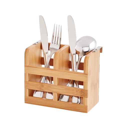 HIC Kitchen Dish Rack Caddy for Folding Dish Drying Rack (#97086), Natural Bamboo - style: Drying Rack Caddy