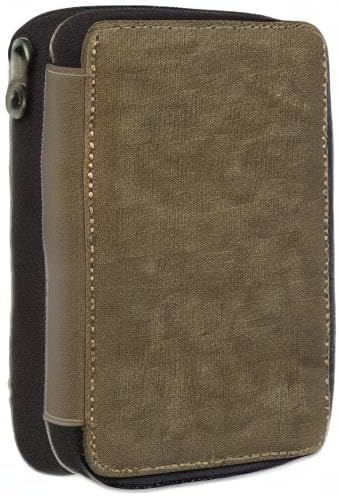 Speedball Art Products 253240 24 Pencil Storage Canvas Pencil Case, Olive