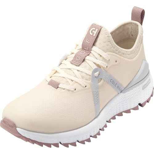 Cole Haan Zerogrand Overtake Golf Water Resistant, Ivory/Harbor Mist/Fawn/Optic White, 5.5-B US
