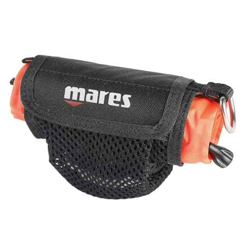 Mares Diver Marker Buoy - All in One | 180cm Height Highly Visible Scuba Diving Surface Marker Buoy (DSMB)