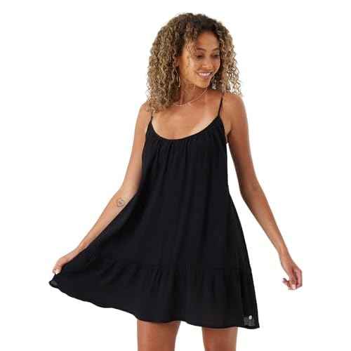 Roxy Women's Casual Dress ? Sundress & Swimsuit Cover-Ups for Beach, Poolside, Resort Wear, Midnight, Small