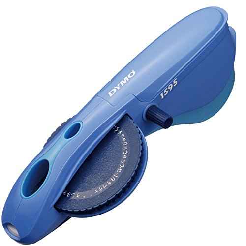 Dymo DM1595BU Tape Lighter, Hiragana, Katakana, Alphabet, Numbers, Blue