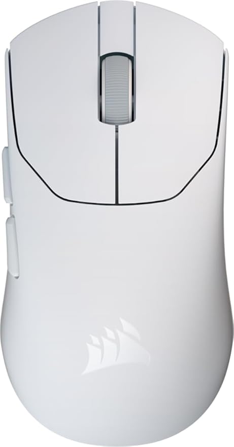 Corsair Sabre v2 PRO Ultralight FPS Wireless Gaming Mouse – 33,000 DPI, 36g Weight, 8,000Hz Hyper-Polling, Mechanical Switches, Up to 70-Hour Wireless Battery Life, Web Hub – White