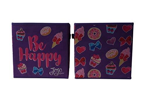 JoJo Siwa Set of 2 Durable Storage Cubes with Handles - color: Jojo Siwa