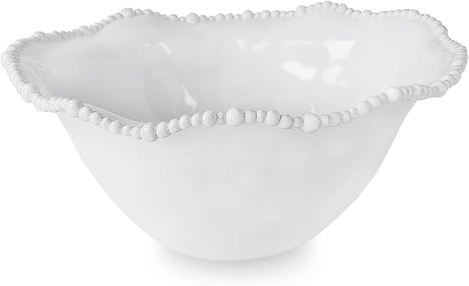 Beatriz Ball 2426 Alegria Melamine Bowl, Large, White